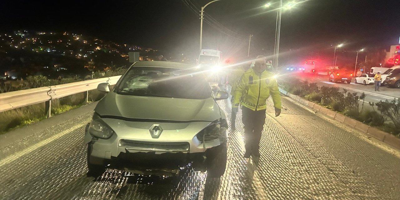 Bodrum'da motosikletle otomobilin çarpıştığı kazada 1 kişi öldü