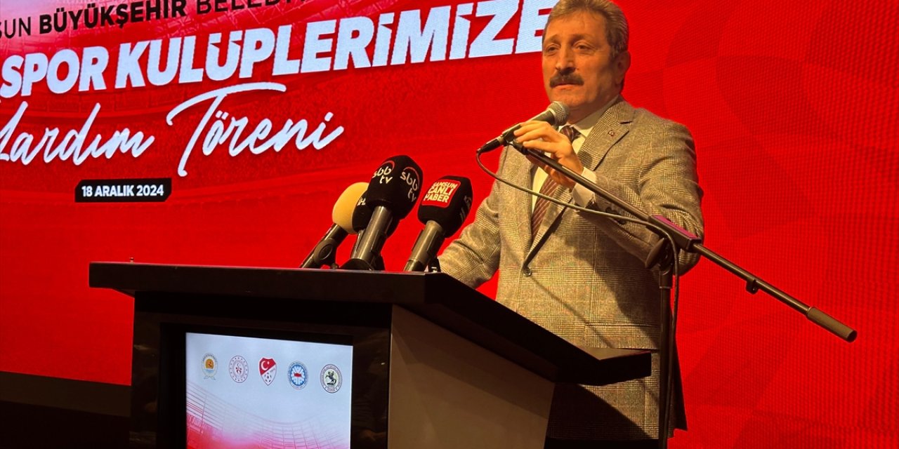 Samsun Büyükşehir Belediyesinden 282 amatör spor kulübüne 8 milyon liralık yardım