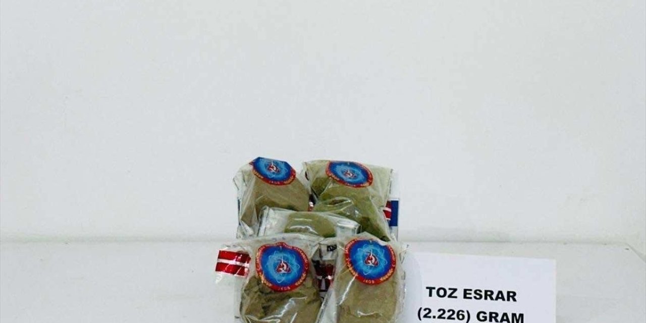 Bingöl'de 3 kilo 257 gram esrar ele geçirildi