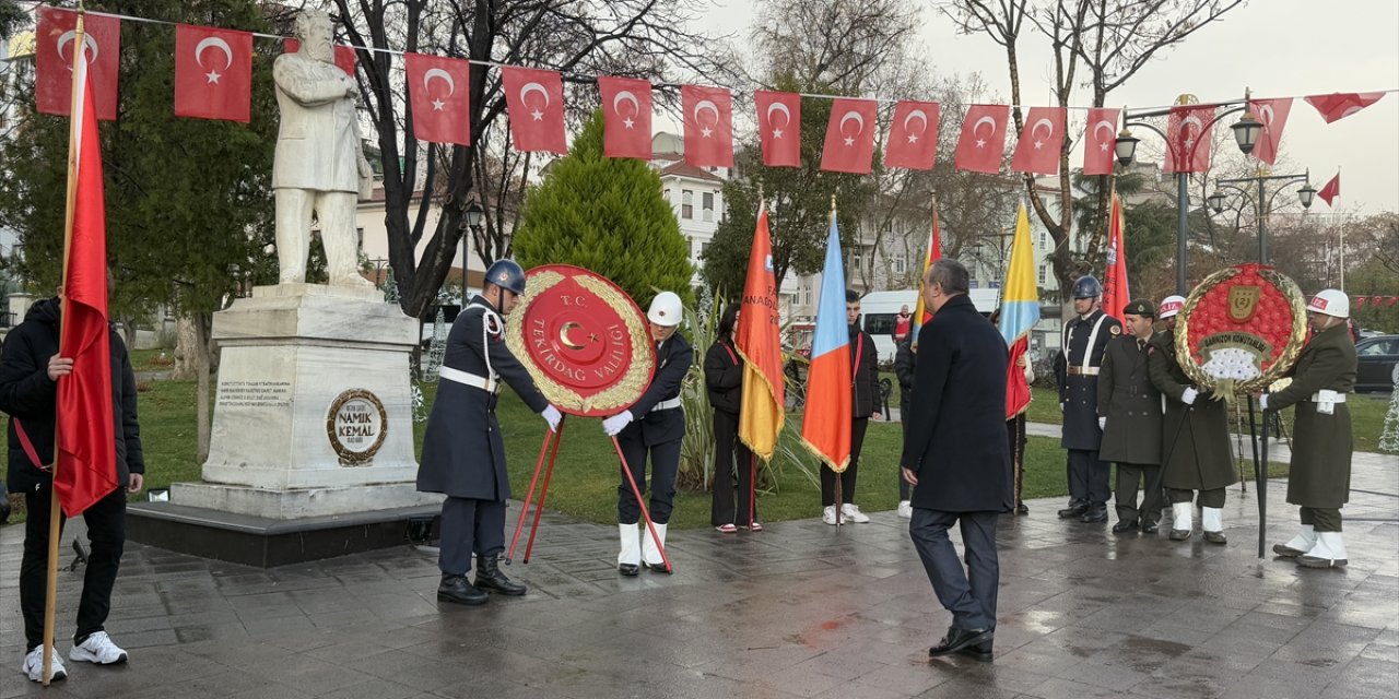 "Vatan Şairi" Namık Kemal Tekirdağ'da anıldı