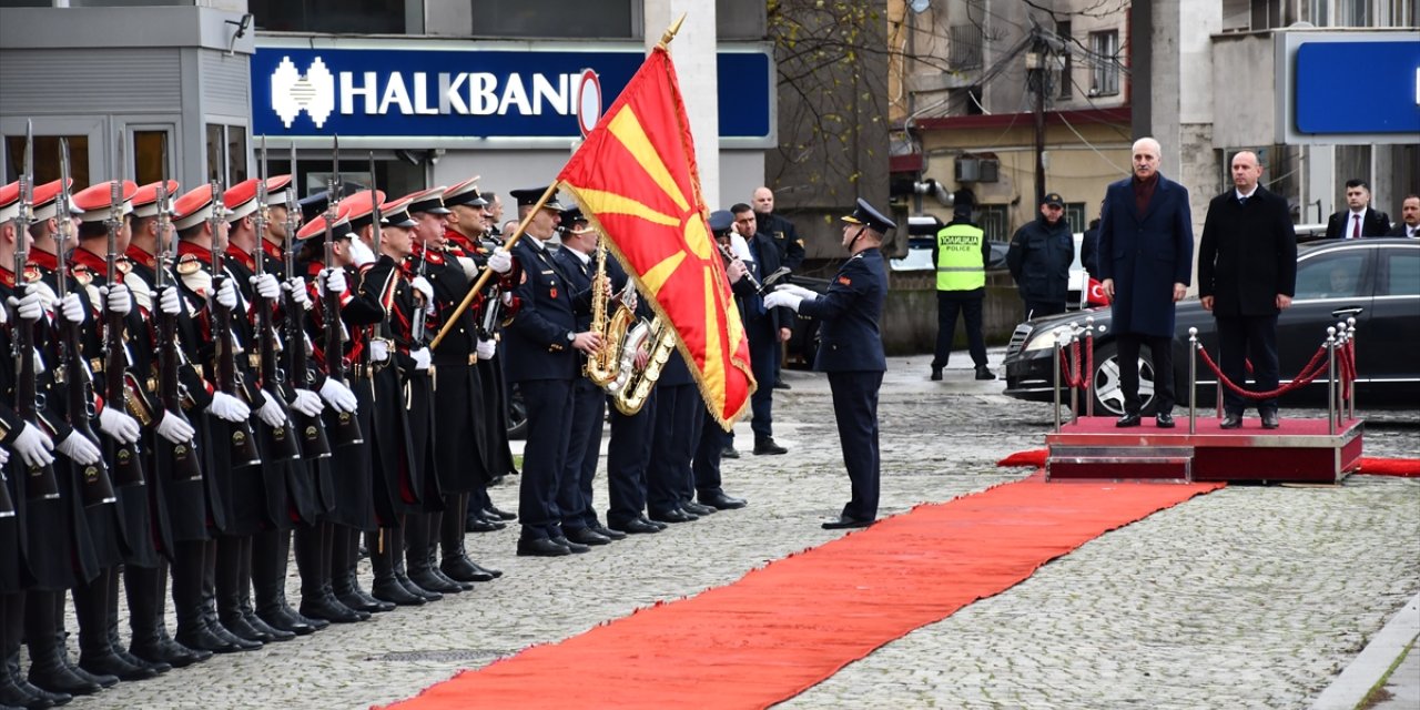 TBMM Başkanı Kurtulmuş, Kuzey Makedonya Meclis Başkanı Gaşi ile ortak basın toplantısı düzenledi: