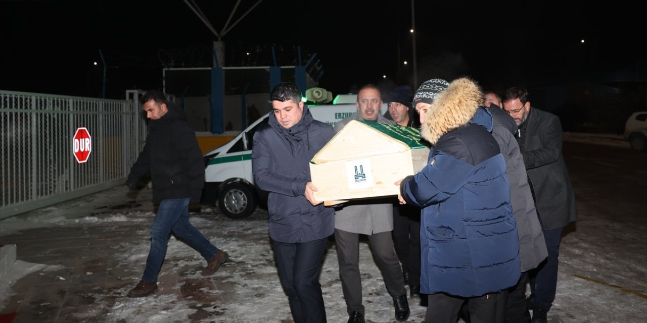 Erzurum'da çığ düşmesi sonucu hayatını kaybeden  judocunun cenazesi İstanbul'a gönderildi