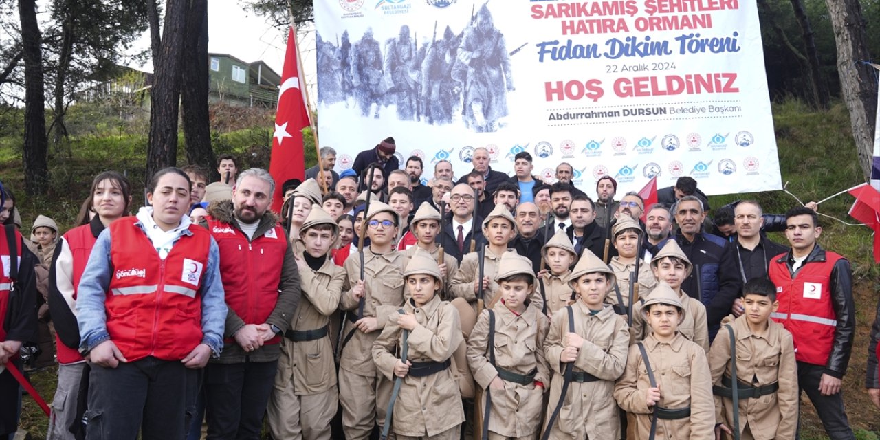 Sultangazi'de Sarıkamış şehitleri anısına hatıra ormanı oluşturuldu