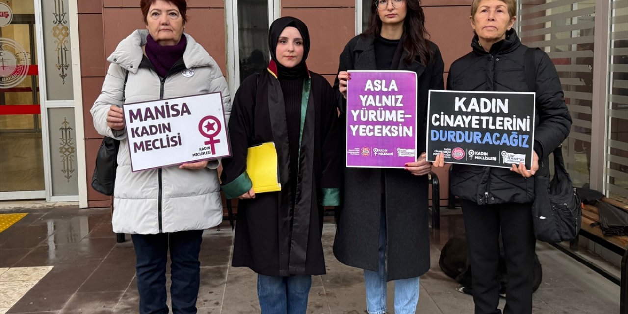 Manisa'da bir kadını öldüren, diğerini yaralayan sanığın yargılanması sürdü