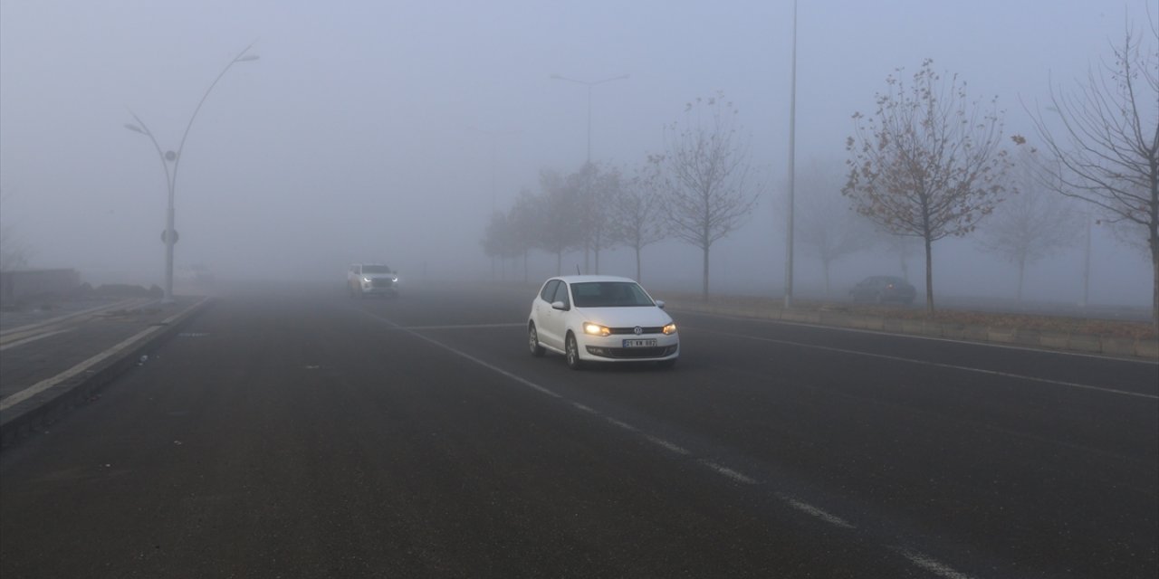 Diyarbakır'da sis etkili oldu