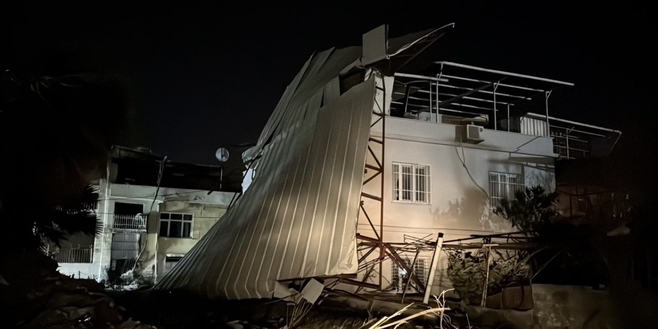 Hatay'da fırtına yaşamı olumsuz etkiledi