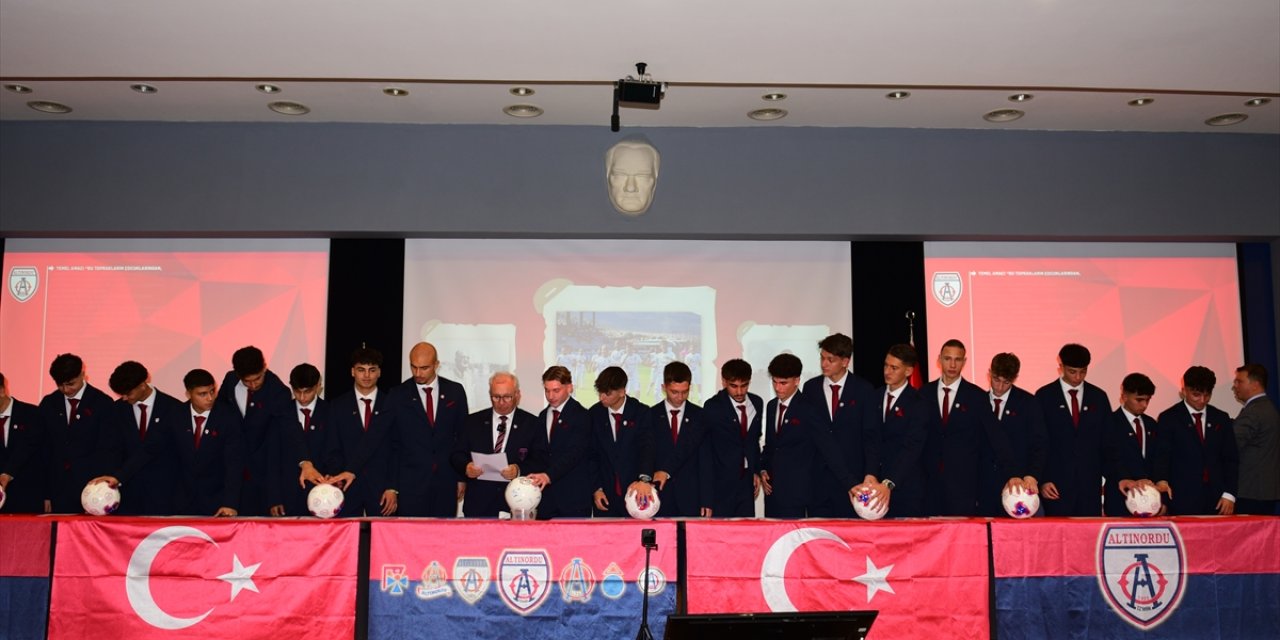 Altınordu'nun genç futbolcuları "yemin" etti