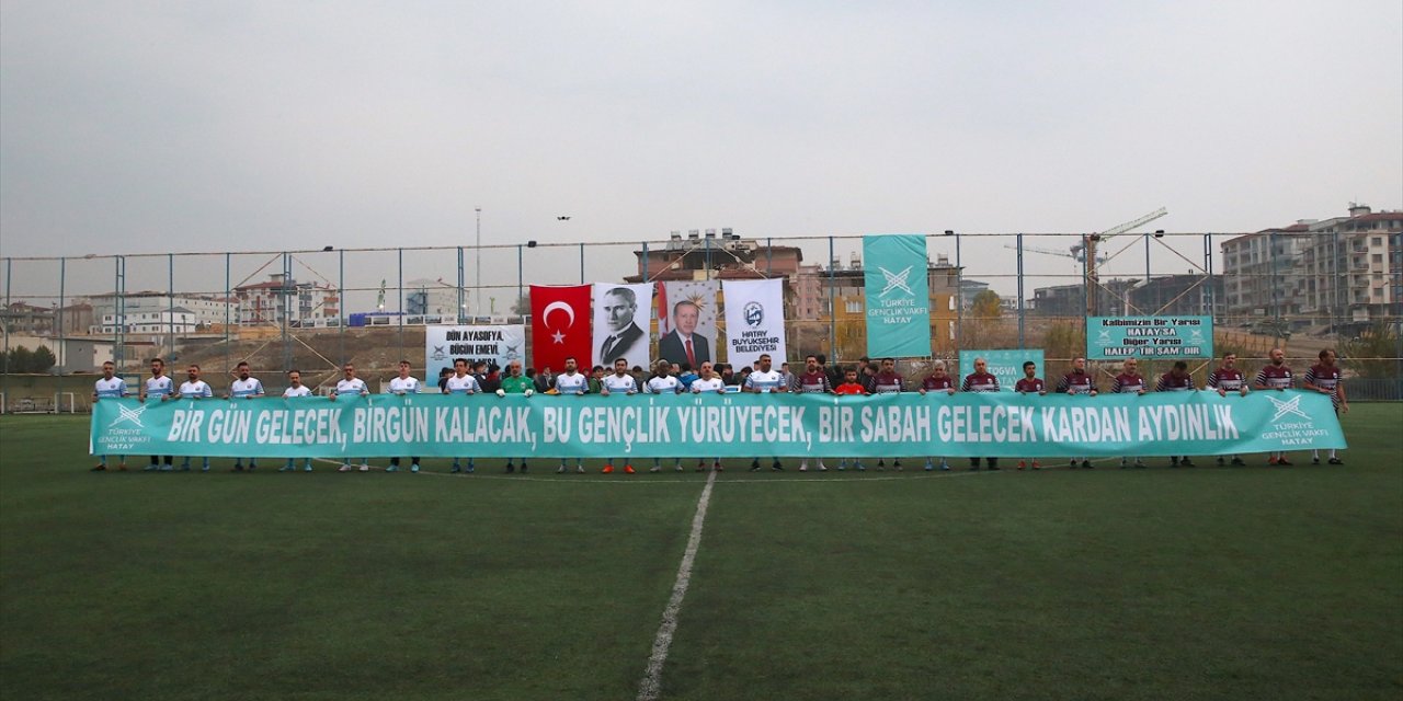 Hatay'da TÜGVA 'GençLig' Futbol Turnuvası başladı