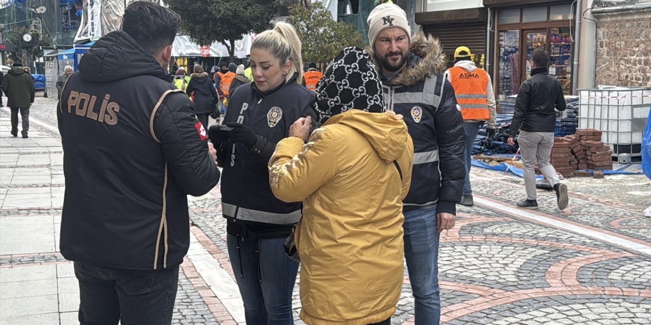 Edirne'de polisten yılbaşı öncesi "huzur uygulaması"