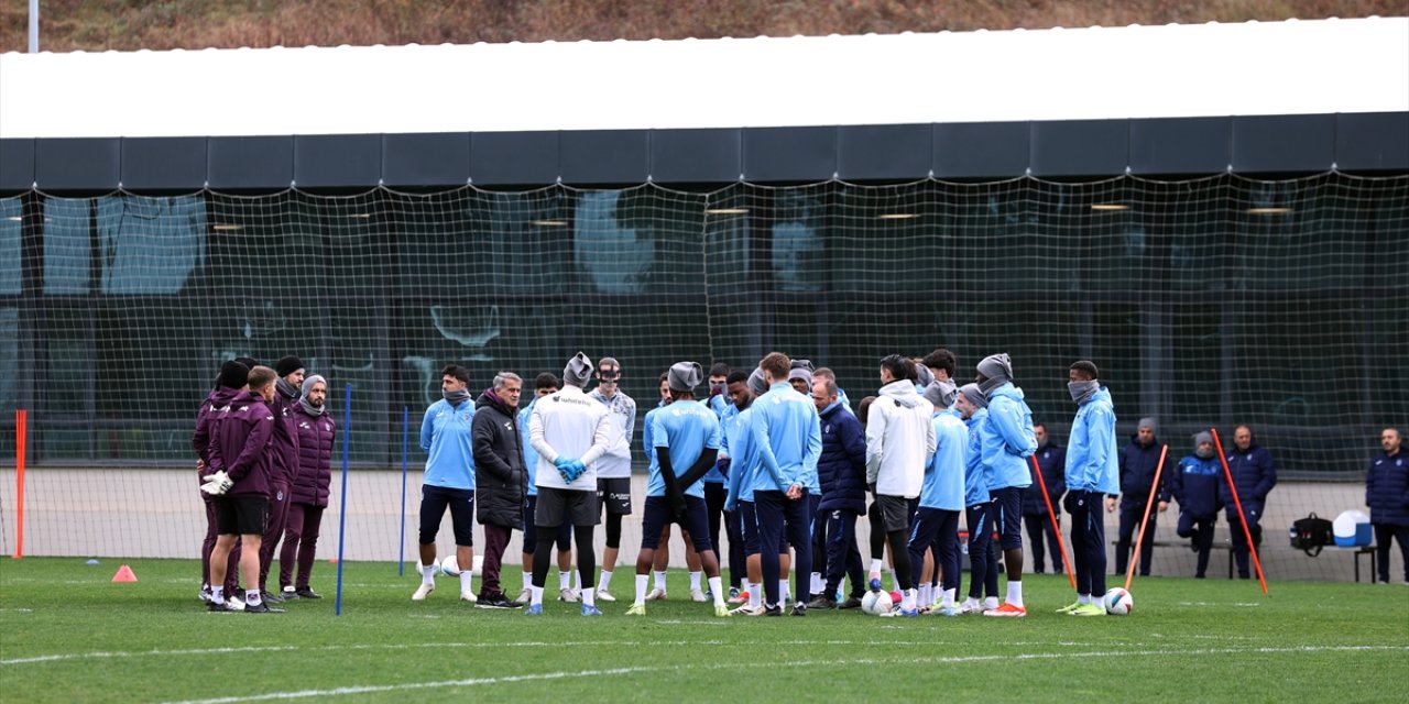 Trabzonspor, Samsunspor maçının hazırlıklarını sürdürdü