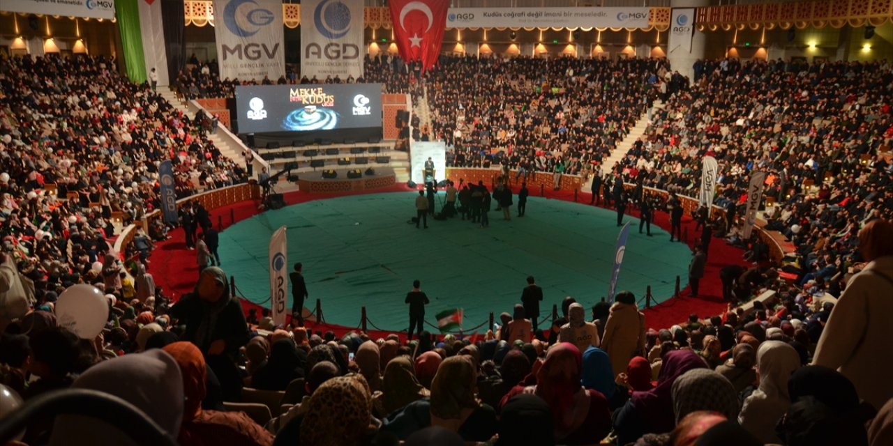 Konya ve Afyonkarahisar'da Mekke'nin Fethi ve Kudüs Gecesi programı düzenlendi