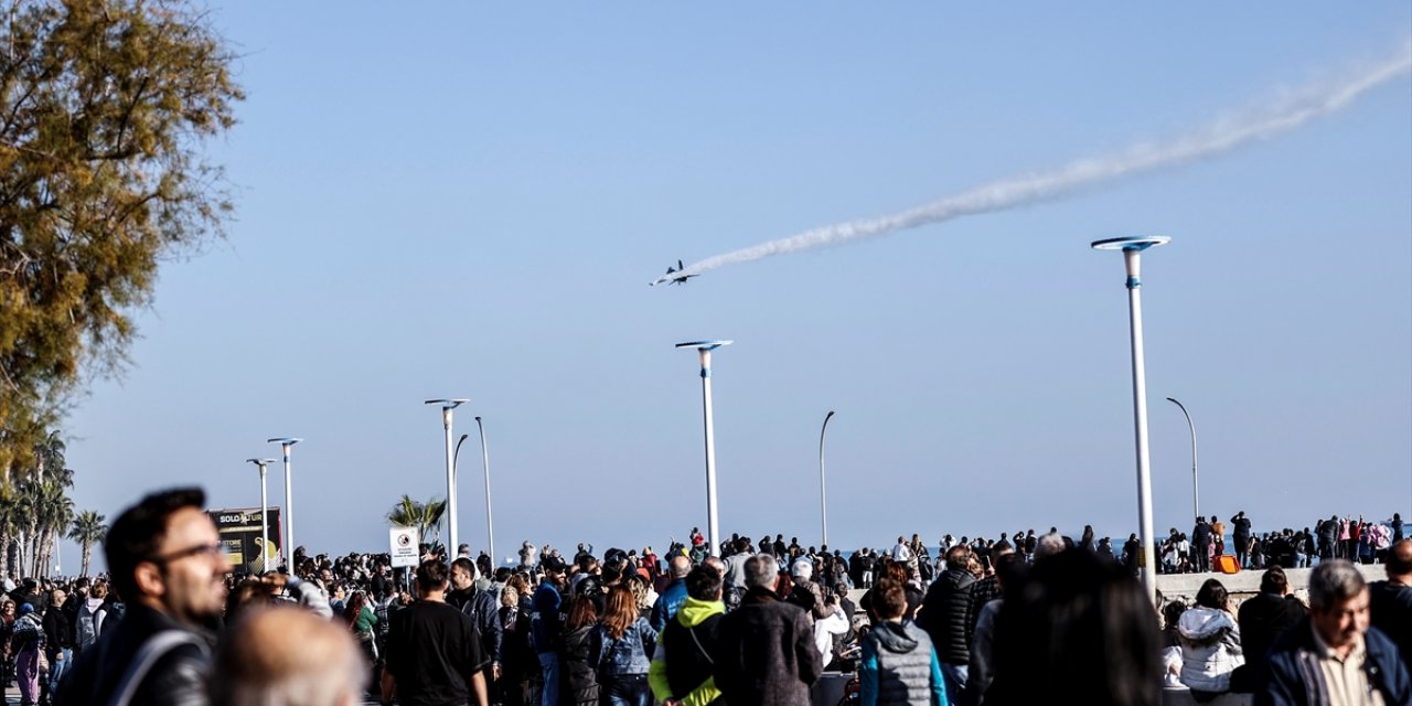 SOLOTÜRK, Mersin'de prova uçuşu yaptı