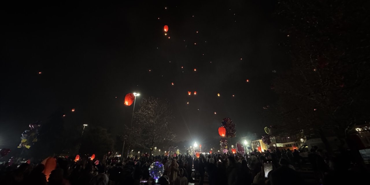 Konya'da "Şivlilik" geleneği kapsamında fener alayı coşkusu yaşandı