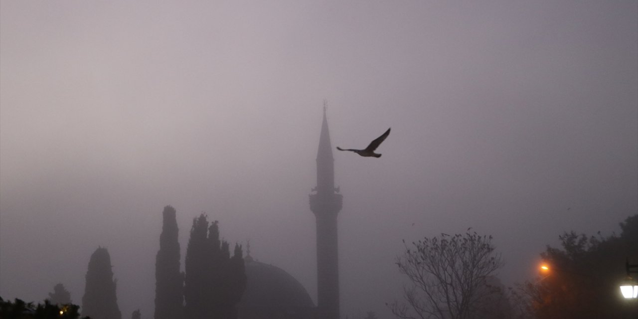 Edirne ve Tekirdağ'da yoğun sis etkili oldu