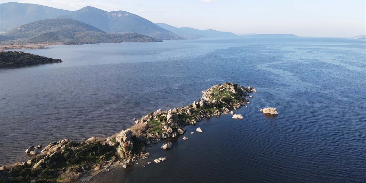 Muğla ve çevresindeki yağış bereketi Bafa Gölü'ne nefes aldırdı