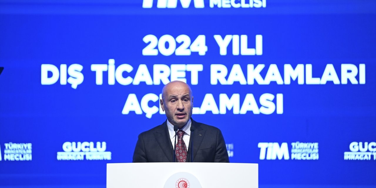 TİM Başkanı Gültepe 2024 yılı dış ticaret verilerinin açıklandığı programda konuştu: