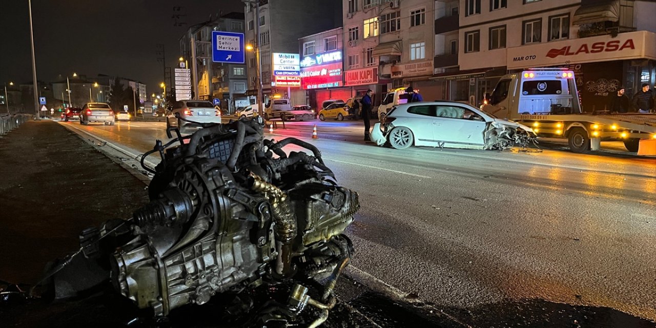 Kocaeli'de meydana gelen trafik kazasında 2 kişi yaralandı