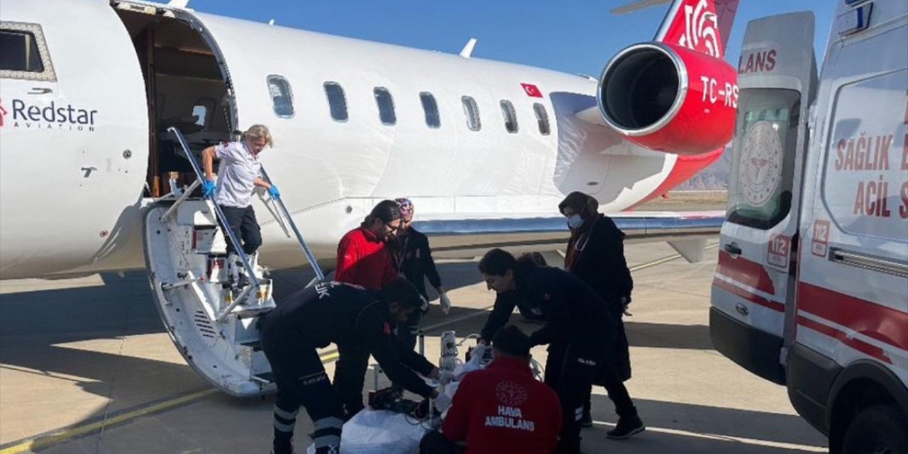 Şırnak'ta ambulans uçak 4 yaşındaki çocuk için havalandı