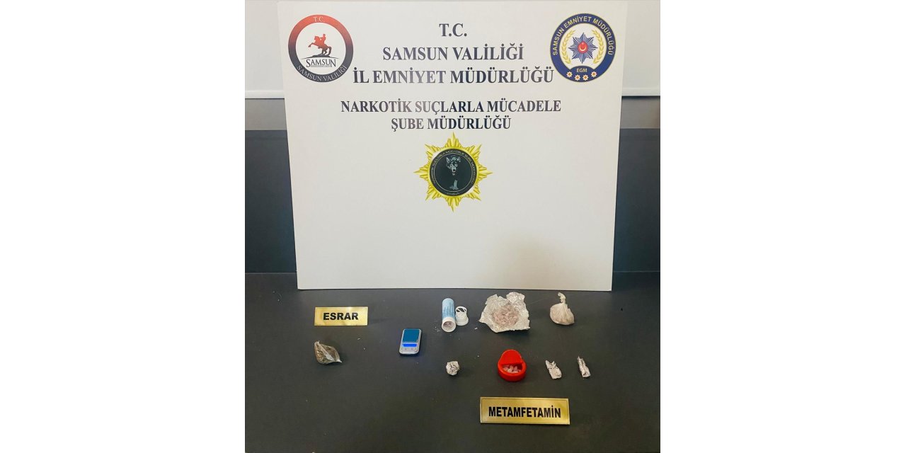 Samsun'da uyuşturucu operasyonunda 3 zanlı yakalandı