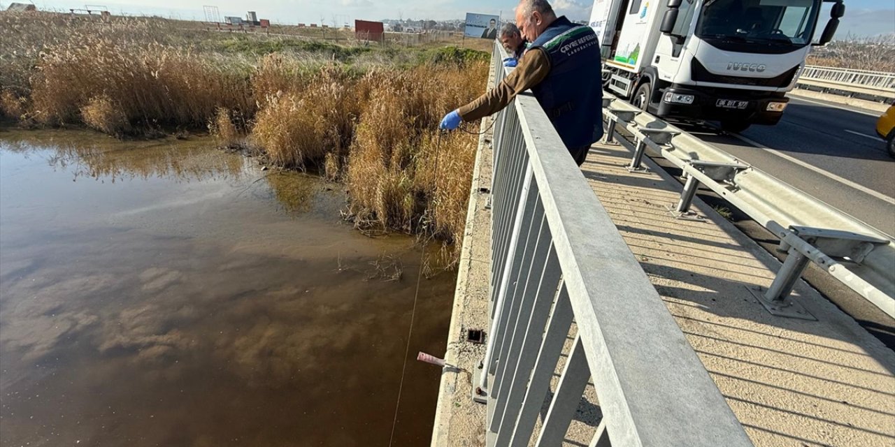 Tekirdağ'da müsilajla mücadele kapsamında atık su denetimi yapıldı