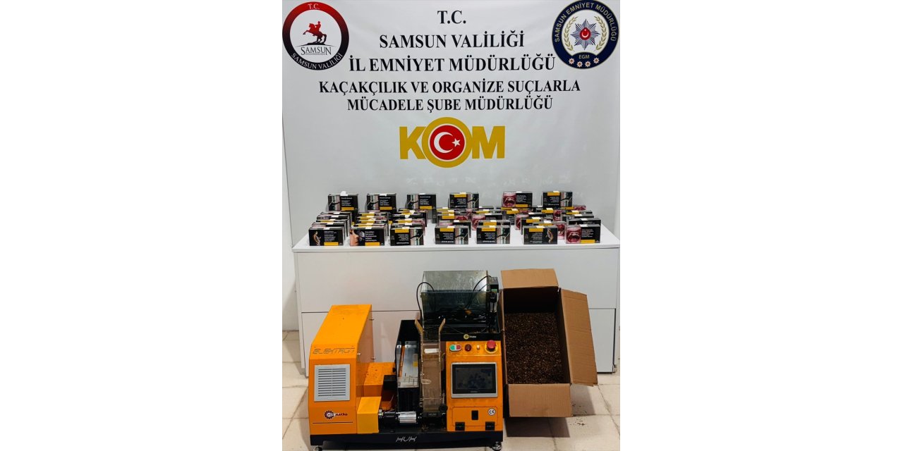 Samsun'da kaçakçılık operasyonunda 2 zanlı yakalandı