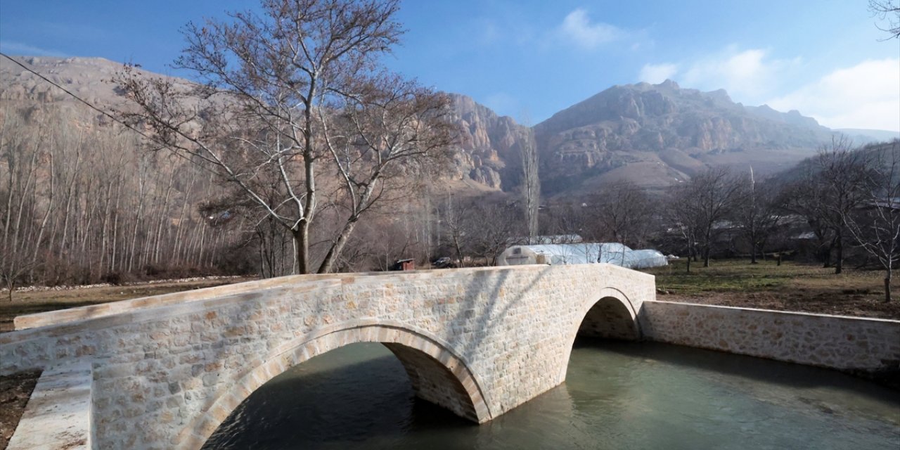 Malatya'da tarihi taş köprünün restorasyonu tamamlandı