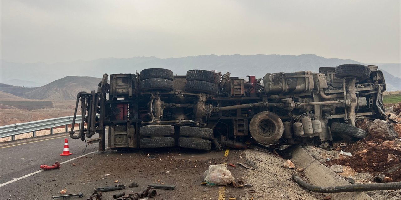 Şırnak'ta sondaj aracının devrilmesi sonucu 1 kişi öldü, 1 kişi yaralandı