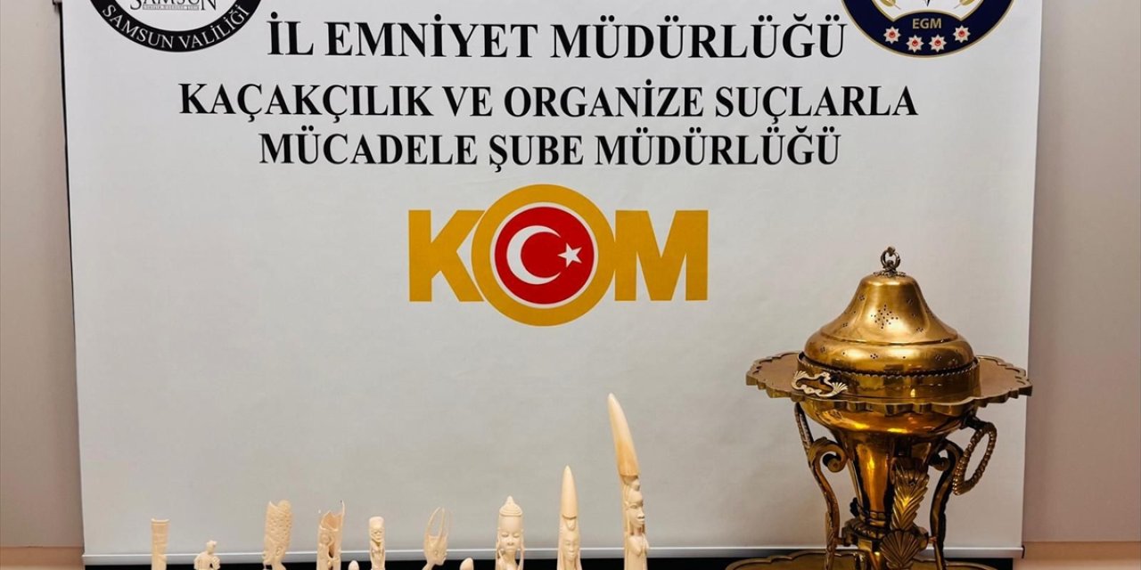 Samsun'da tarihi eser kaçakçılığı operasyonunda 1 kişi yakalandı