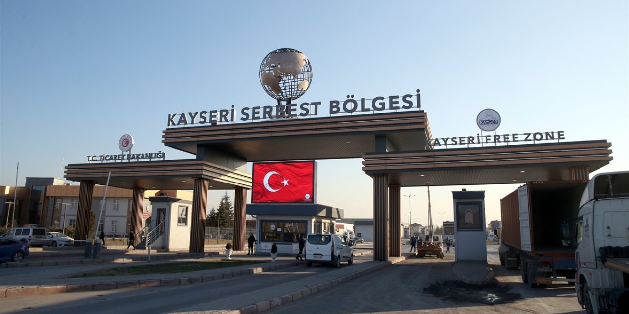 Kayseri Serbest Bölgesi'nden geçen yıl 650 milyon dolarlık ihracat yapıldı