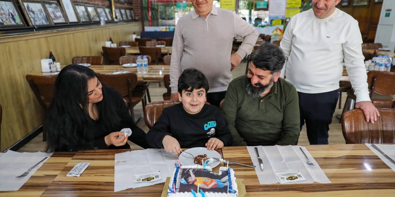 Diyarbakır'da kas hastası çocuğa doğum günü sürprizi yapıldı