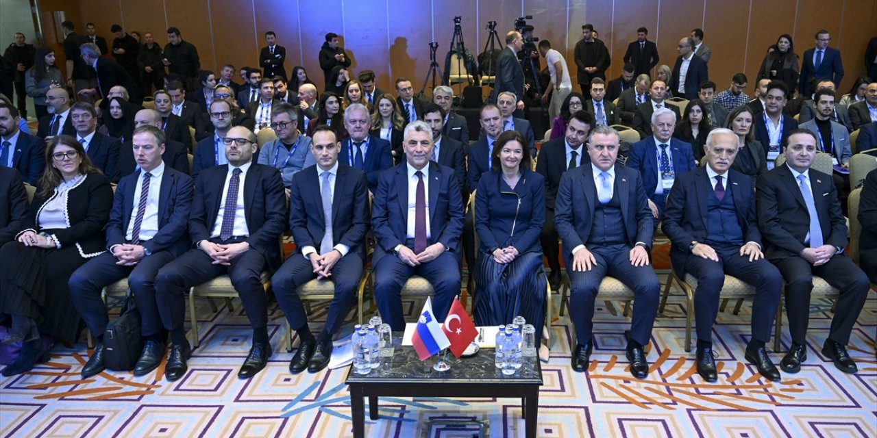 Bakan Bolat, Türkiye-Slovenya İş Forumu'nda konuştu: