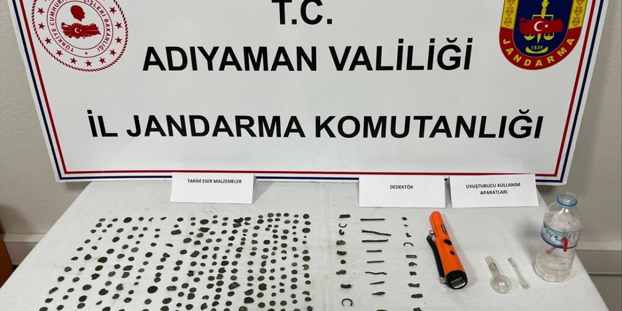 Adıyaman'da tarihi eser niteliği taşıyan 306 sikke ve obje ele geçirildi