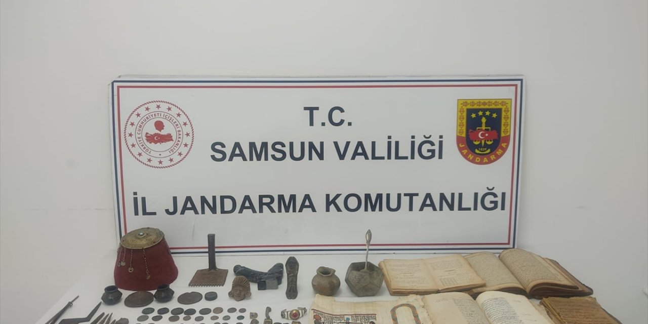 Samsun'da tarihi eser kaçakçılığı operasyonunda 1 kişi yakalandı