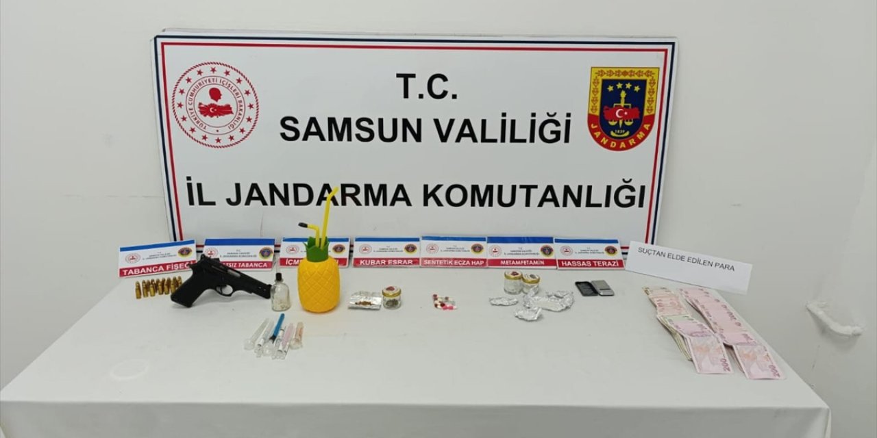 Samsun'da uyuşturucu operasyonunda 3 zanlı yakalandı