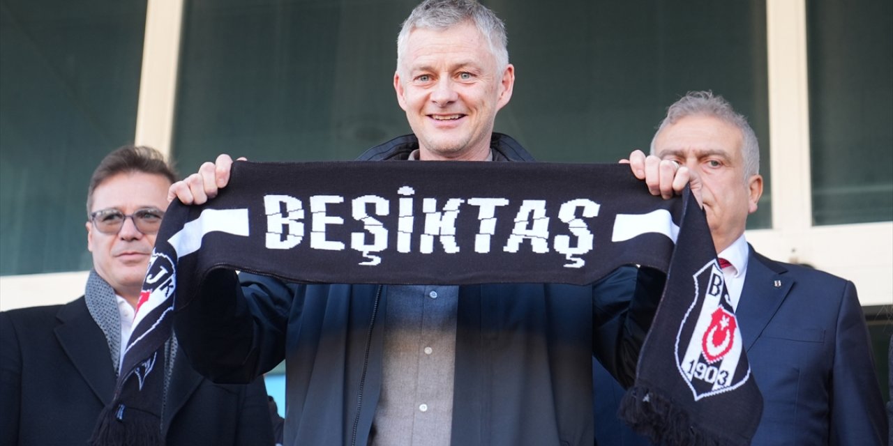 Teknik direktör Solskjaer, Beşiktaş için İstanbul'a geldi