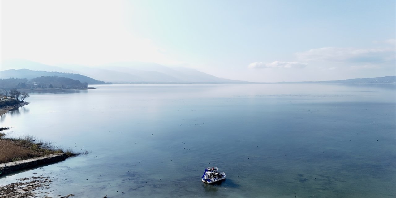 Sapanca Gölü'nün su seviyesi yağışlarla 1 ayda 30 santimetre arttı