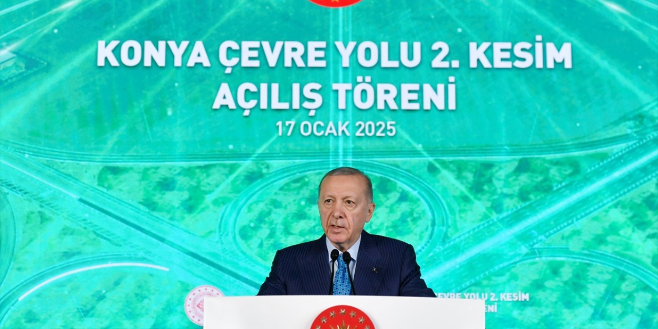 Cumhurbaşkanı Erdoğan, "Konya Çevre Yolu 2. Kesimi" açılış töreninde konuştu: