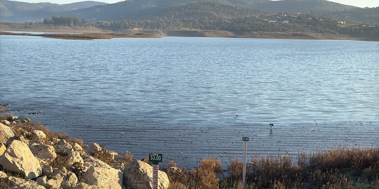 Bodrum'a su sağlayan Mumcular ve Geyik barajlarında su seviyeleri yükseldi