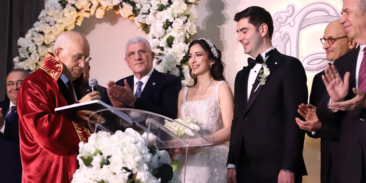 İYİ Parti Genel Başkanı Dervişoğlu nikah şahitliği yaptı