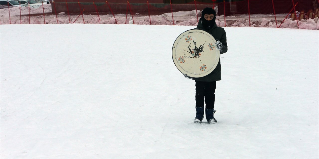 Tokat'ta kar şenliği düzenlendi