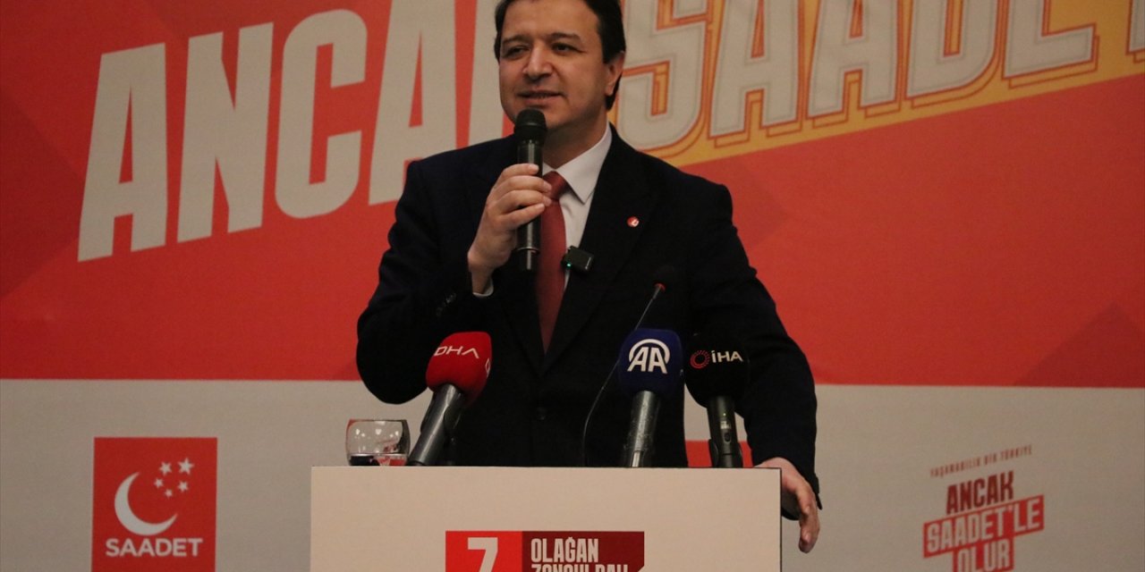 Arıkan, Saadet Partisi Zonguldak 7. Olağan İl Kongresi'nde konuştu: