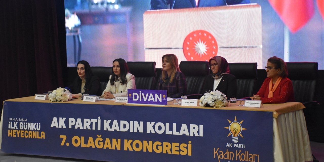 AK Parti'li Keşir, partisinin Gümüşhane Kadın Kolları 7. Olağan Kongresi'nde konuştu: