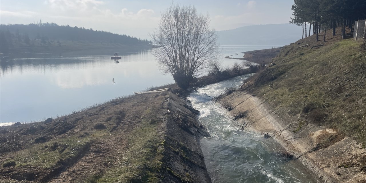 Bolu'nun içme suyu kaynağı Gölköy Barajı'nda su seviyesi yüzde 60'a yükseldi