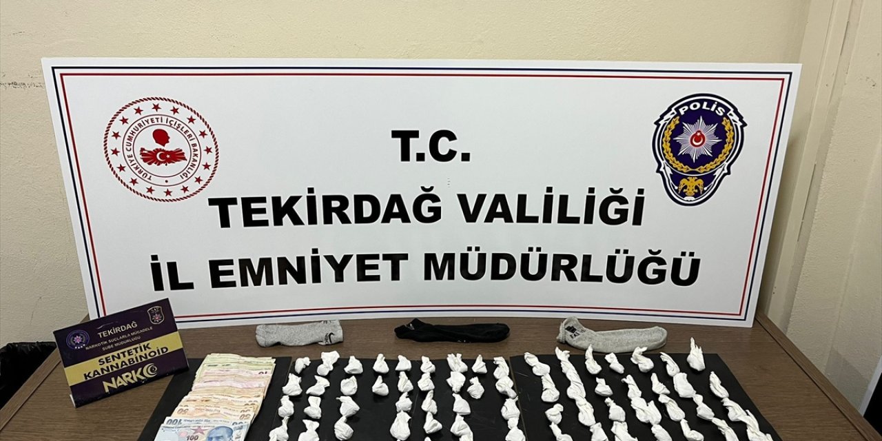 Tekirdağ'da uyuşturucu operasyonu kapsamında yakalanan 9 şüpheli tutuklandı