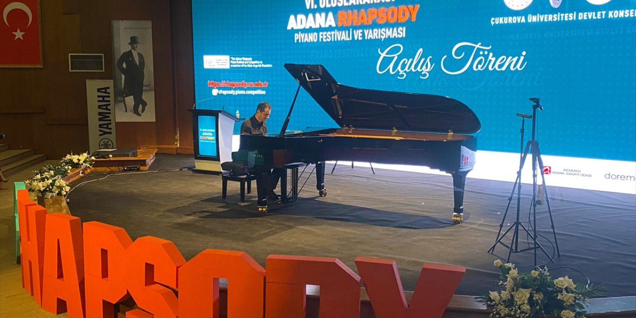 "Uluslararası Adana Rhapsody Piyano Festivali ve Yarışması" başladı