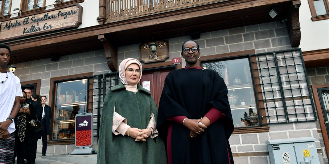 Emine Erdoğan, Ruanda Cumhurbaşkanının eşi Jeannette Kagame ile bir araya geldi