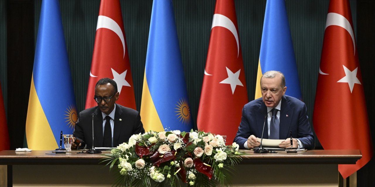 Cumhurbaşkanı Erdoğan, Ruanda Cumhurbaşkanı Kagame ile ortak basın toplantısında konuştu: