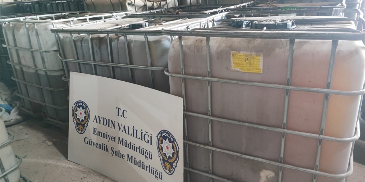 Aydın'da 2 bin 940 litre tağşişli yağ ele geçirildi