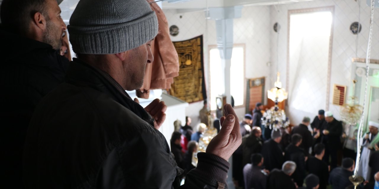 Erzurum'da, helikopter kazasında şehit olan Astsubay Taha Nergiz için mevlit okutuldu