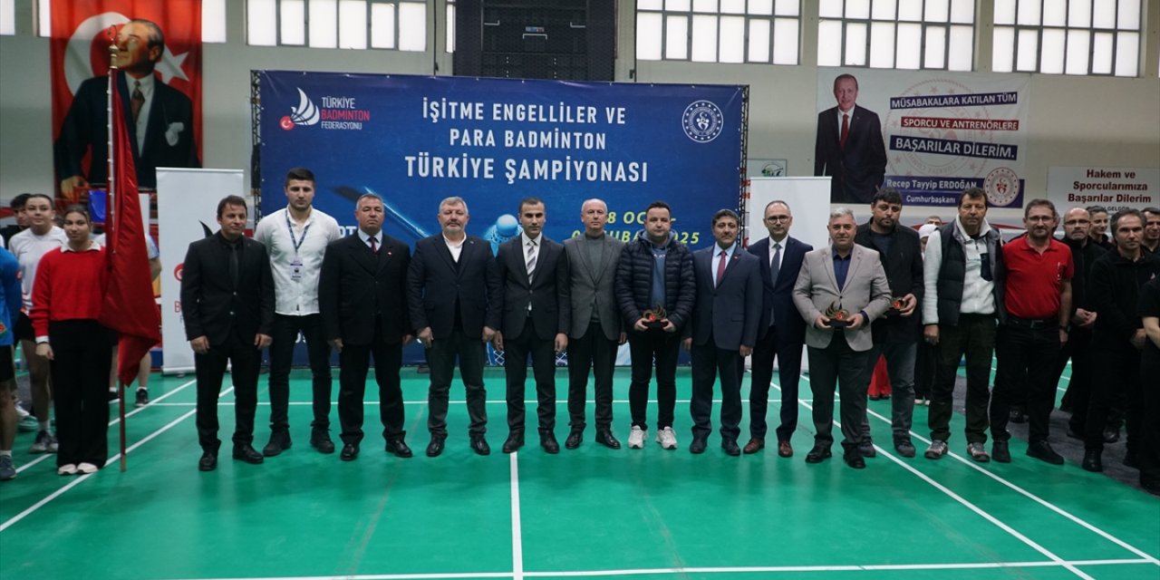 İşitme Engelliler ve Para Badminton Türkiye Şampiyonası, Çorum'da başladı